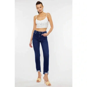 KanCan Cadence Ultra High Rise Slim Straight Jeans Size 28